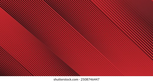 Red abstract background. Dynamic shapes composition