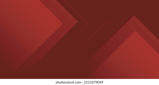 Red abstract background. Dynamic shapes composition