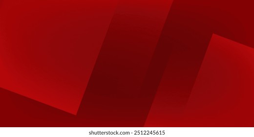Fundo abstrato vermelho. Composição de formas dinâmicas. 