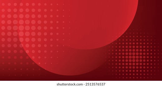 Fondo abstracto rojo. Composición de Formas dinámicas. Vector Eps10