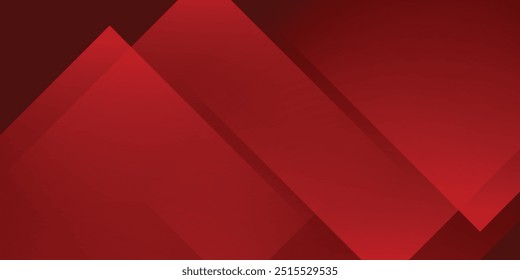 Red abstract background. Dynamic shapes composition. Eps10 vector