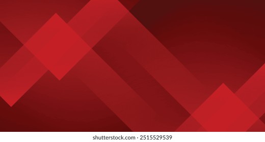 Red abstract background. Dynamic shapes composition. Eps10 vector