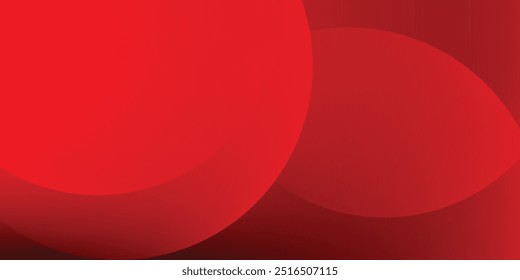 Red abstract background. Dynamic shapes composition. Eps10 vector