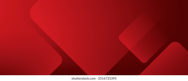 Red abstract background. Dynamic shapes composition. Eps10