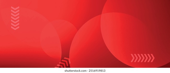 Red abstract background. Dynamic shapes composition. Eps10