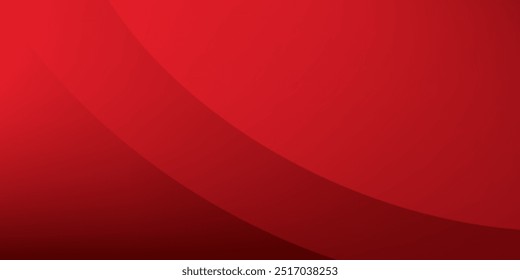 Red abstract background. Dynamic shapes composition