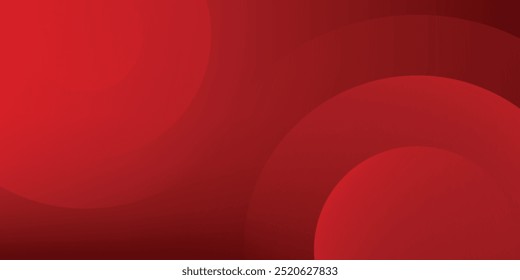 Red abstract background. Dynamic shapes composition. Eps10 vector