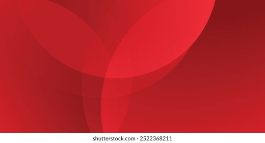 Red abstract background. Dynamic shapes composition modern