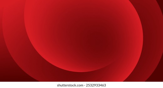 Red abstract background. Dynamic shapes composition