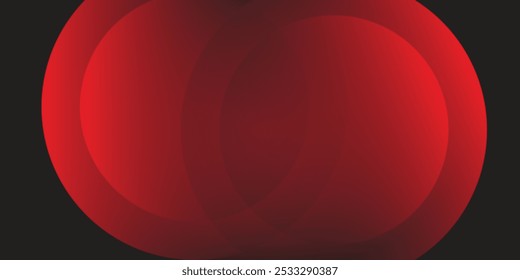 Red abstract background. Dynamic shapes composition