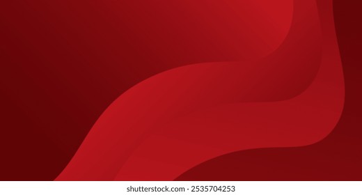 Roter abstrakter Hintergrund mit dynamischen Formen Komposition einfache Kunst
