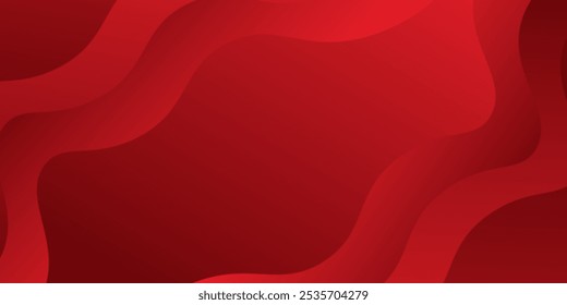 Fundo abstrato vermelho com formas dinâmicas composição arte simples moderna