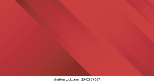 Red abstract background. Dynamic shapes composition