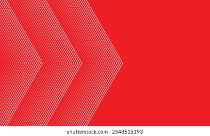 Red abstract background. Dynamic shapes composition