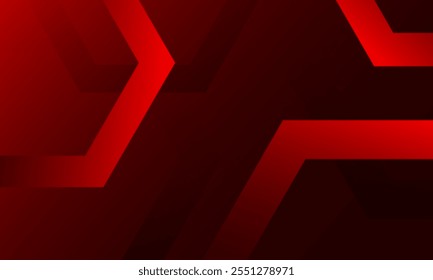 Red abstract background. Dynamic shapes composition. Eps10 vector