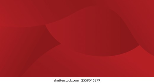 Red abstract background with dynamic shapes art modern simple