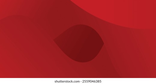 Red abstract background with dynamic shapes art modern simple abstract