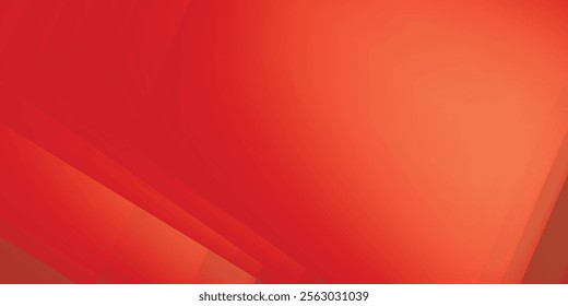 Red abstract background. Dynamic shapes composition. Eps10 vector