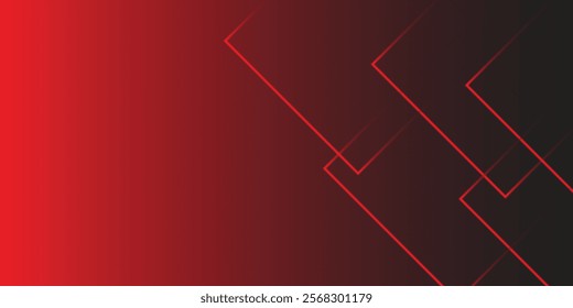 Red abstract background. Dynamic shapes composition.