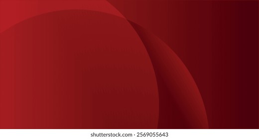 Red abstract background. Dynamic shapes composition