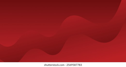 Red abstract background dynamic shapes simple