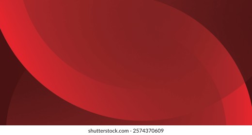 Red abstract background. Dynamic shapes composition modern background