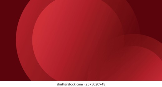 Red abstract background. Dynamic shapes composition. Eps10 vector