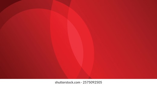 Red abstract background. Dynamic shapes composition simple art. Eps10 vector