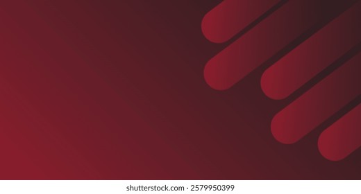 Red abstract background. Dynamic shapes composition.