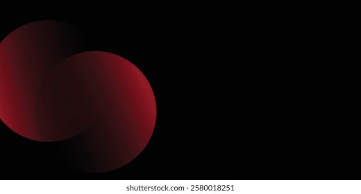 Red abstract background. Dynamic shapes composition.