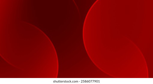 Red abstract background with dynamic shapes composition, featuring smooth gradients and modern design for banners, posters, and digital projects.