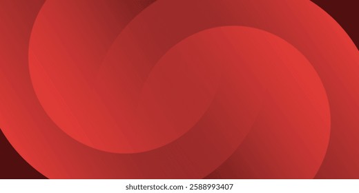Red abstract background. Dynamic shapes composition