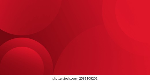Red abstract background. Dynamic shapes composition. Eps10 vector