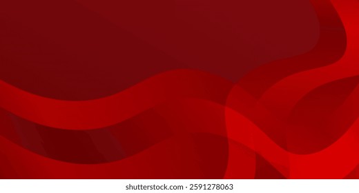 Red abstract background with dynamic shapes composition background modern abstract