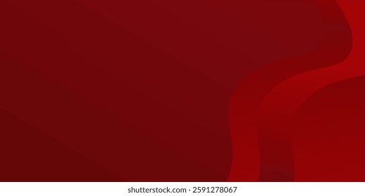 Red abstract background with dynamic shapes composition background modern
