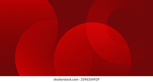 Red abstract background. Dynamic shapes composition background gradient red