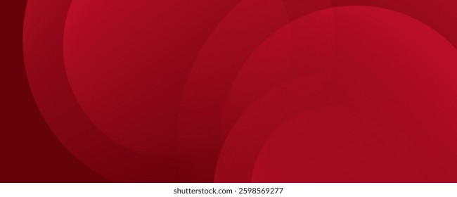 Red abstract background.  Dynamic shapes composition. Eps10 vector