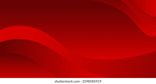 Red abstract background with dynamic shapes composition simple