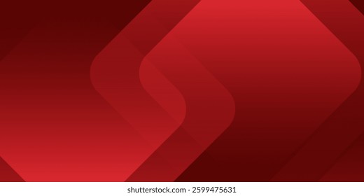 Red abstract background. Dynamic shapes composition. Eps10 vector