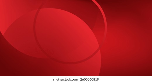 Red abstract background. Dynamic shapes composition