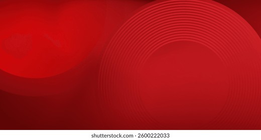Red abstract background. Dynamic shapes composition arts modern