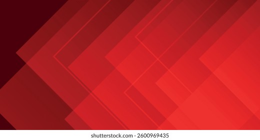 Red abstract background. Dynamic shapes composition. Eps10 vector