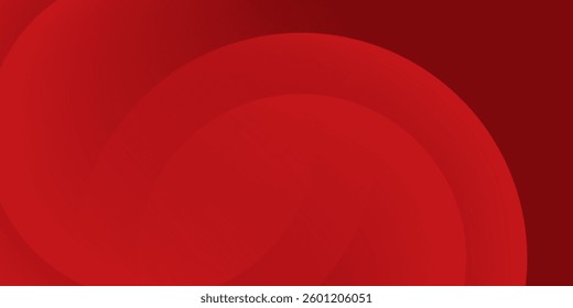 Red abstract background. Dynamic shapes composition shape circle red