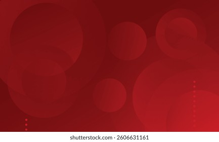 Red abstract background. Dynamic shapes composition. Eps10 vector