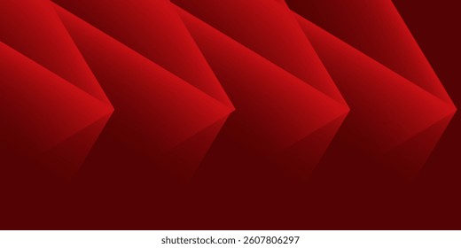 Red abstract background. Dynamic shapes composition. Eps10 vector