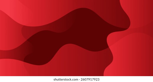 Red abstract background. Dynamic shapes composition. Eps10 vector