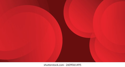 Red abstract background. Dynamic shapes modern vector composition.