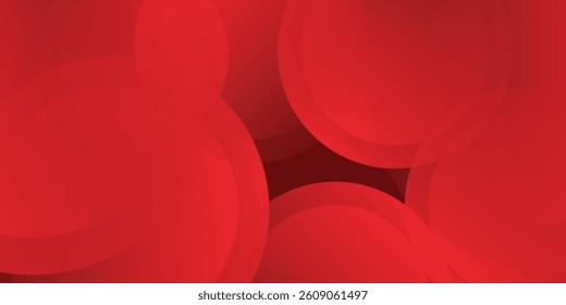 Red abstract background. Dynamic shapes modern vector composition.