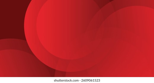 Red abstract background. Dynamic shapes modern vector composition.