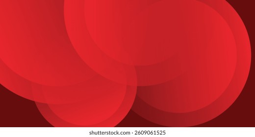 Red abstract background. Dynamic shapes modern vector composition.